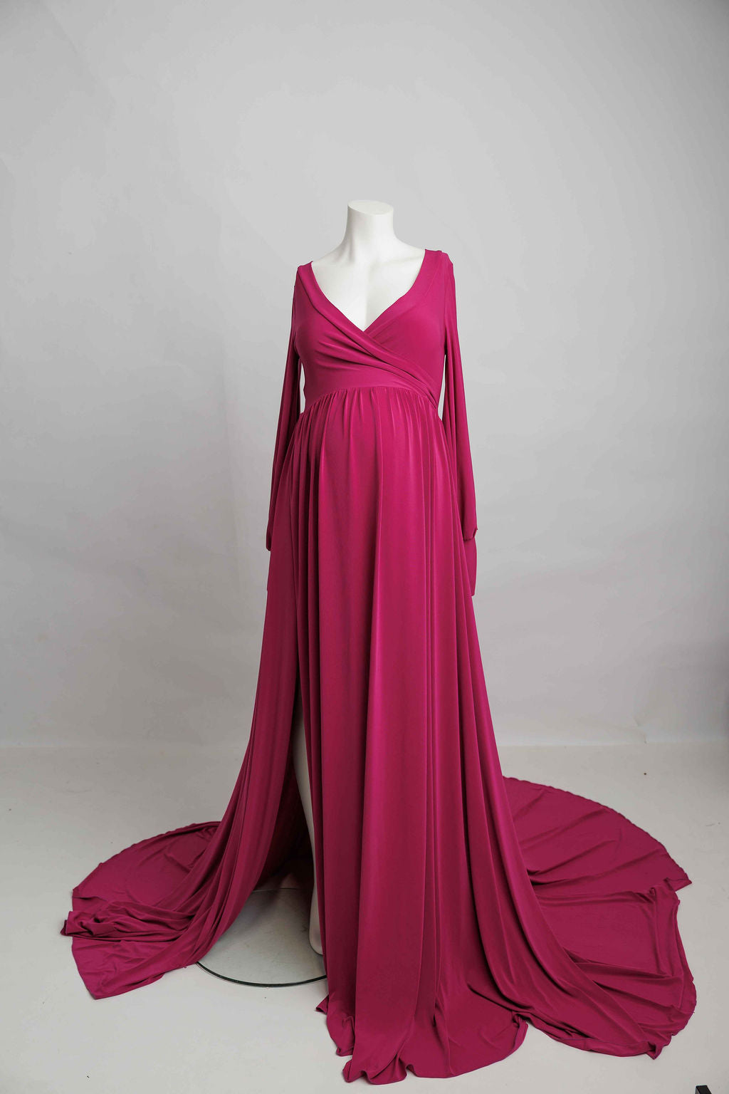 Magenta Clara Gown