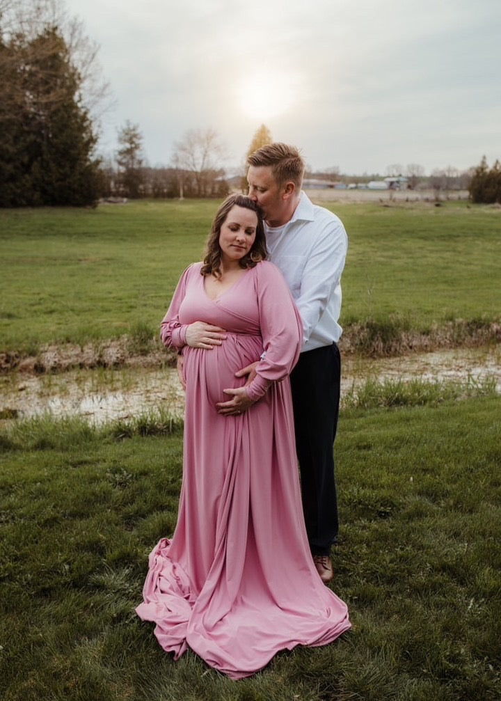 Mauve Pink Aletris Gown