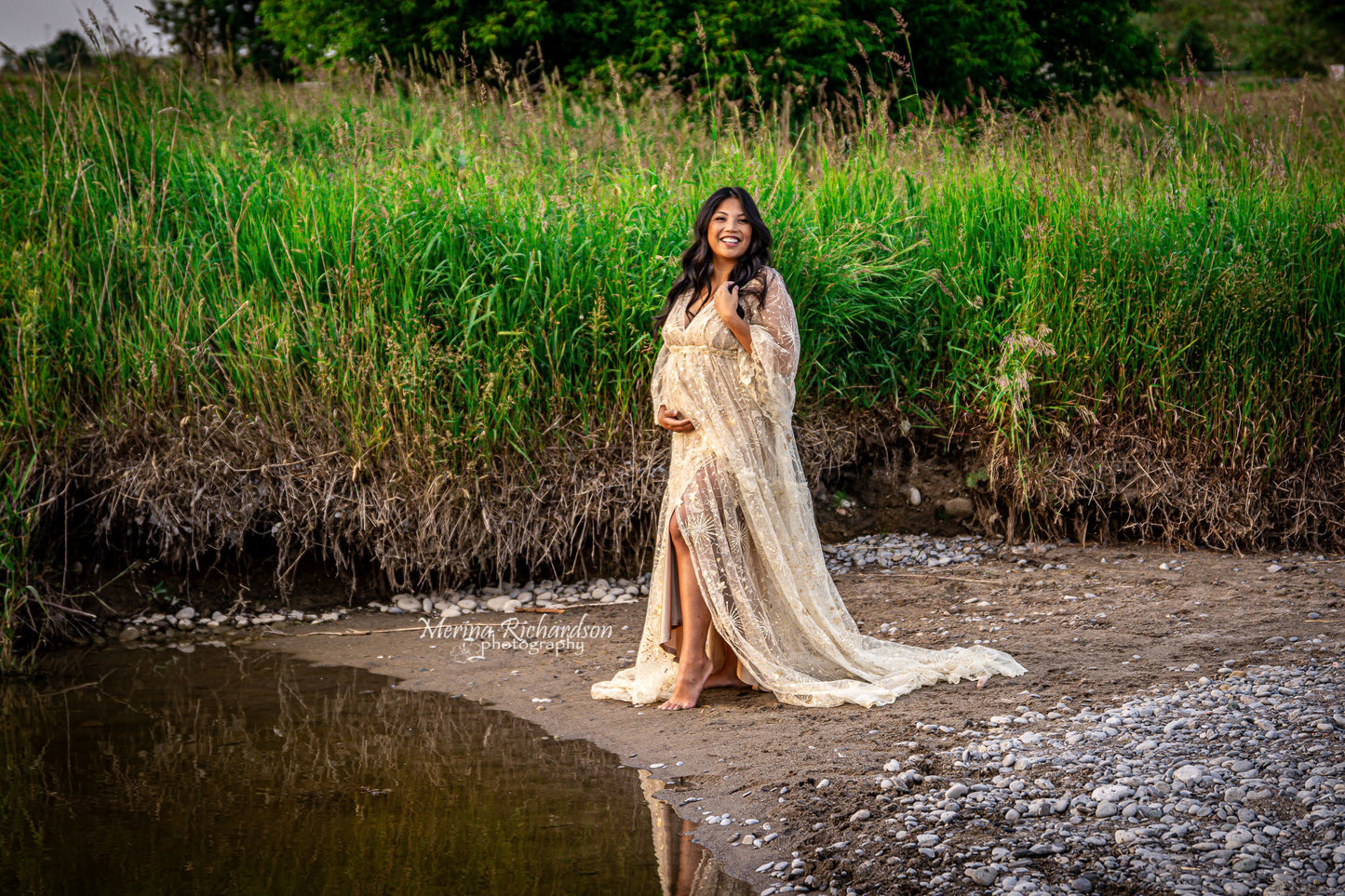 Gold Starburst Gown