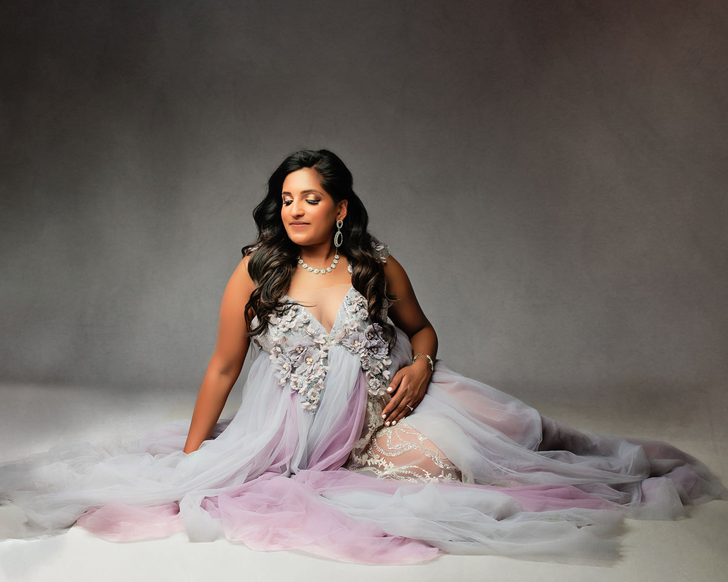 Gray / Lilac Run Away With Me Gown