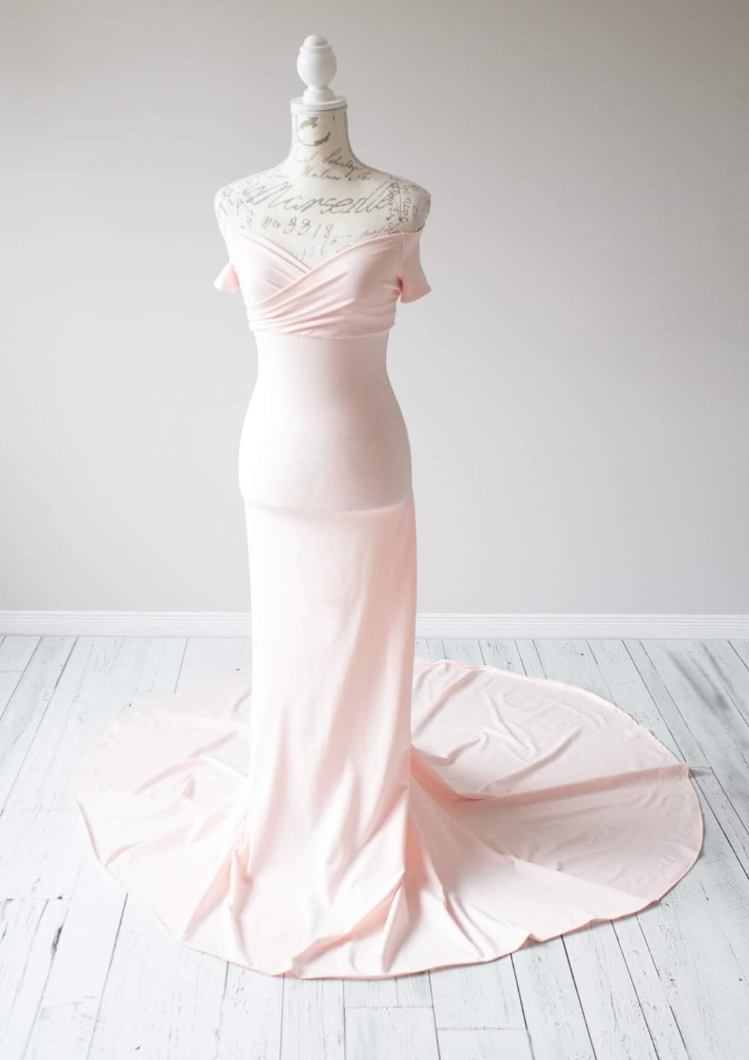 Soft Pink Fitted Gown -