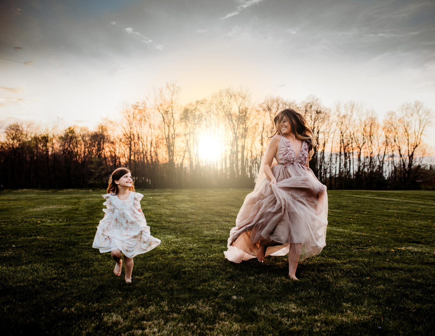 Dusty Pink Beth Gown -