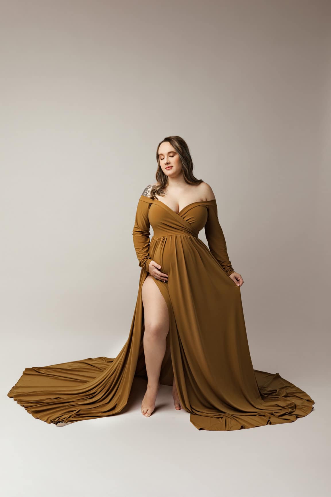 Darah Gold Dress