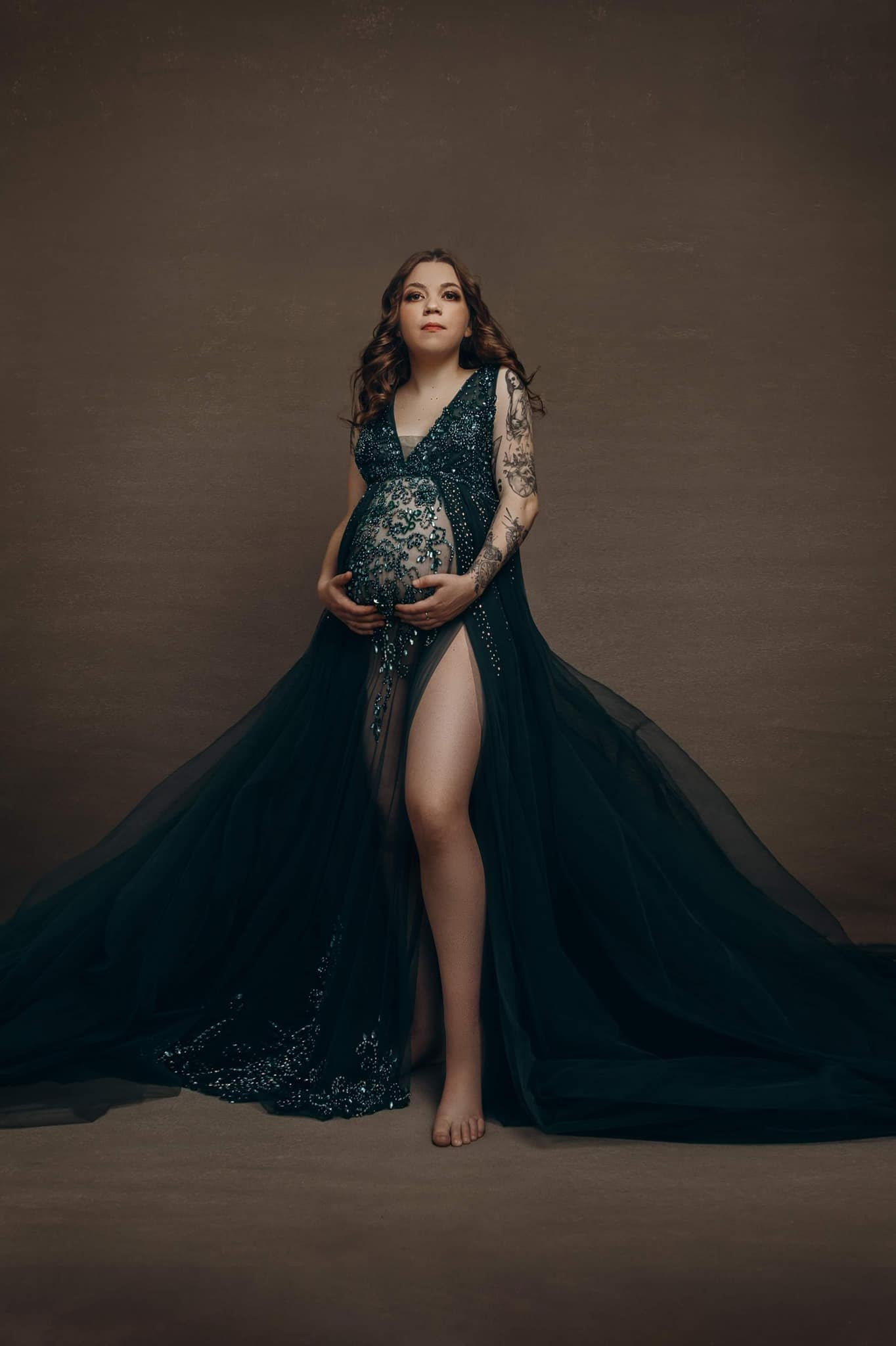 Green Kissing Sunlight Gown