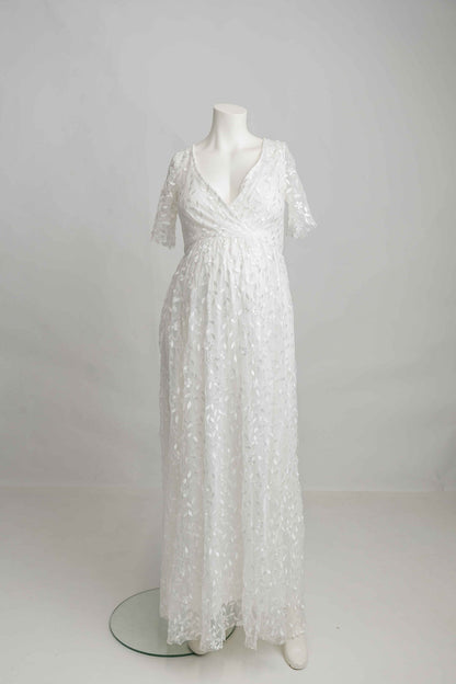 White Embossed Maxi - Large