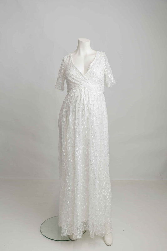 White Embossed Maxi - Large