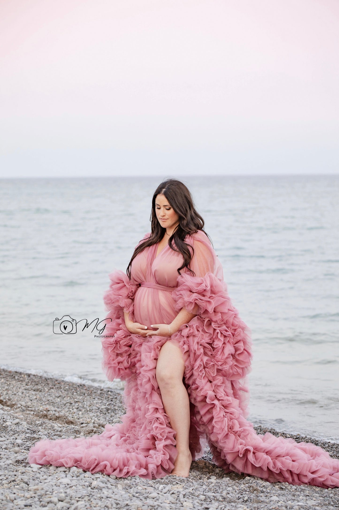 Rose Pink Barbara Gown