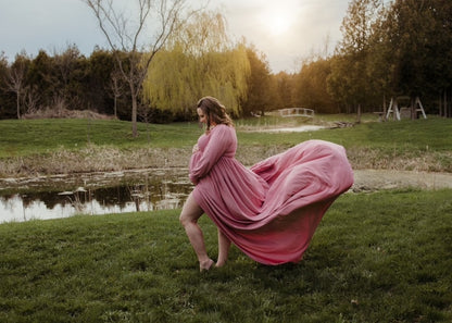 Mauve Pink Aletris Gown