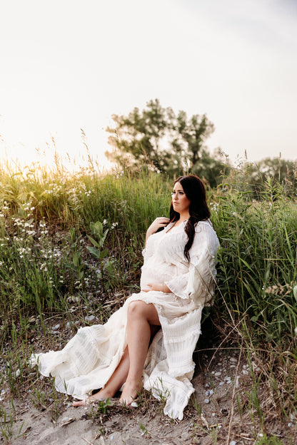 Beige Diana Gown