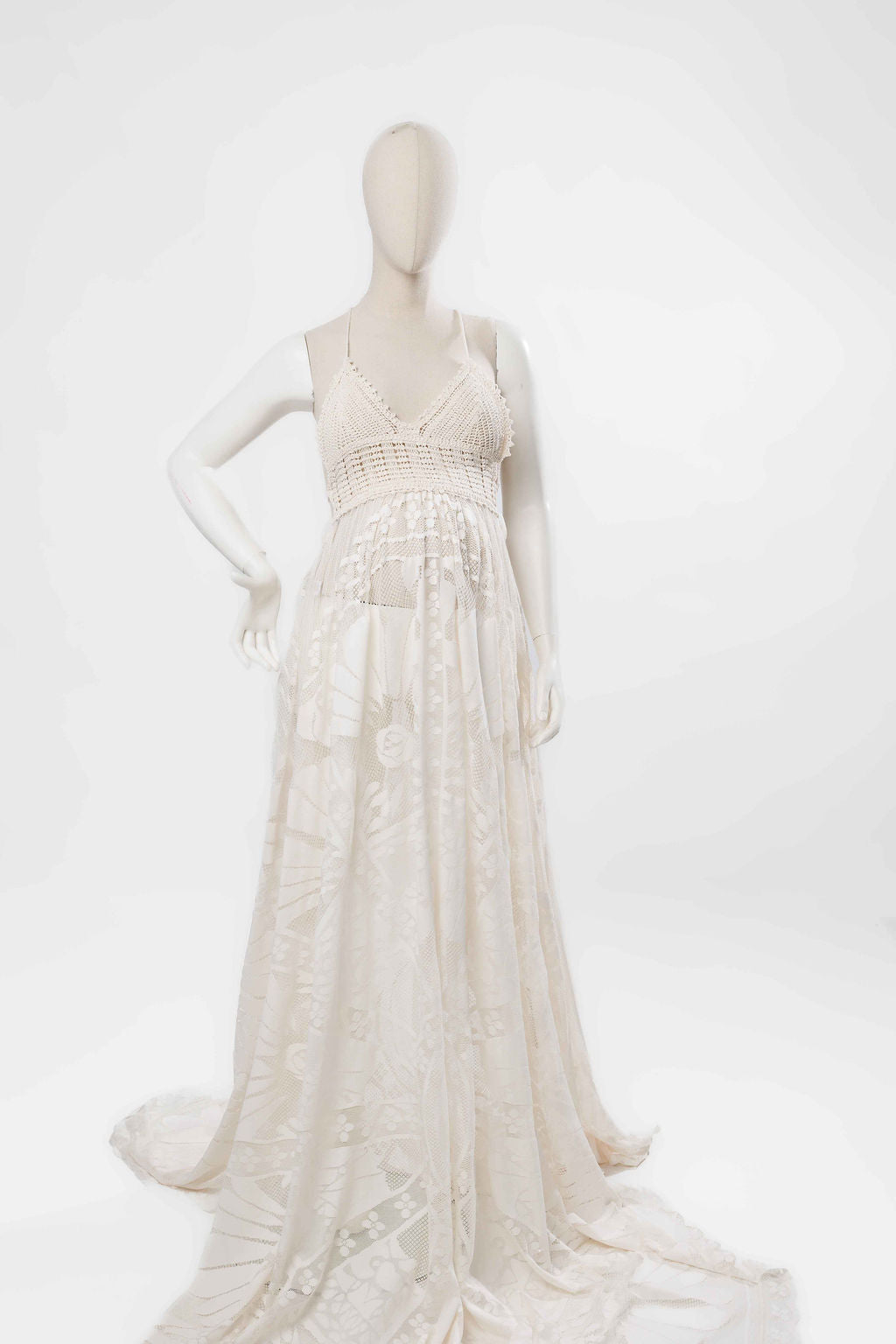 Beige Annabella Gown