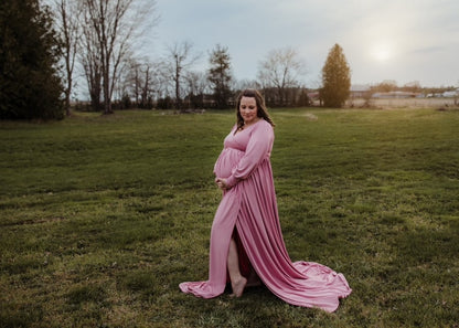 Mauve Pink Aletris Gown