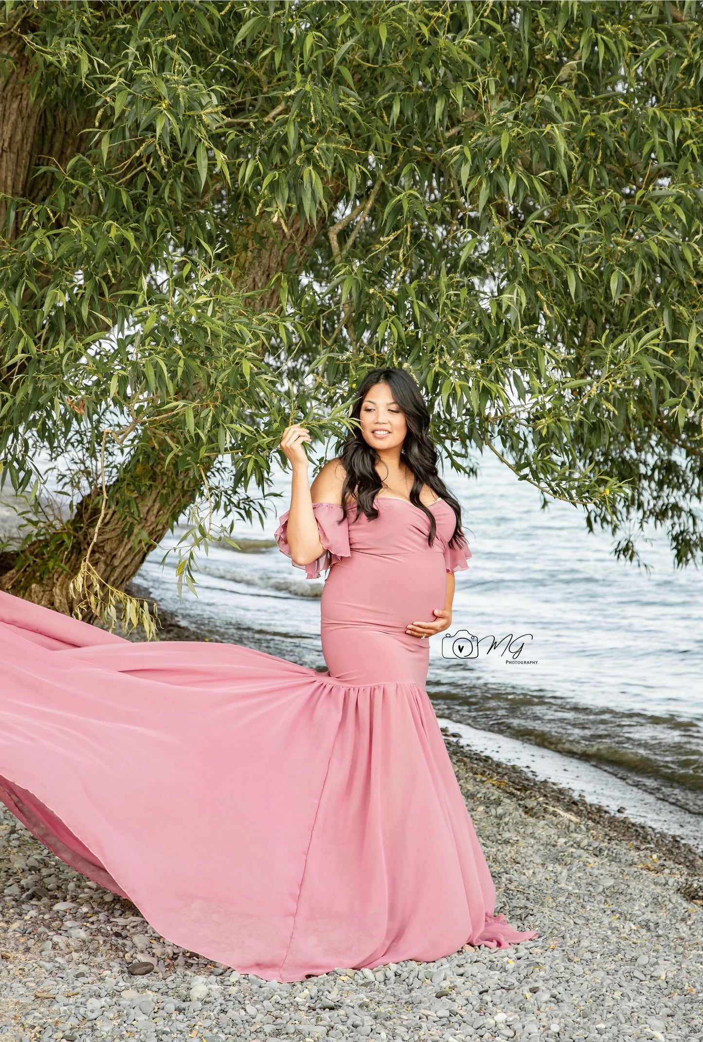 Mauve Pink Diantha Gown