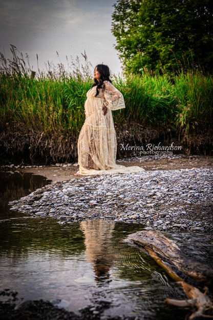 Gold Starburst Gown
