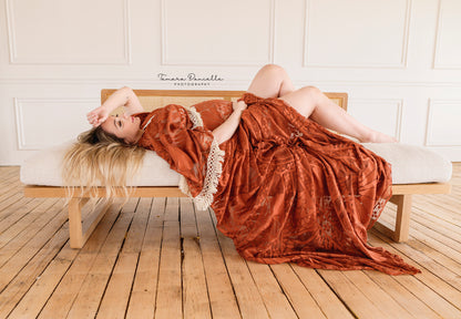Rusty Red Joan Boho Dress