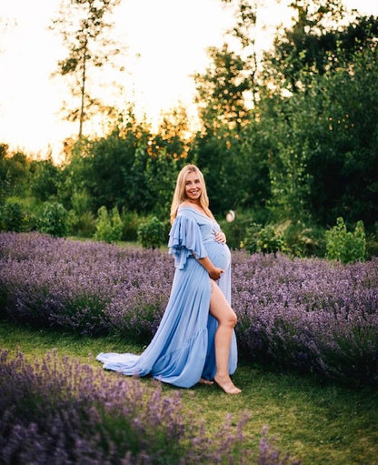 Dusty Blue Tallulah Gown