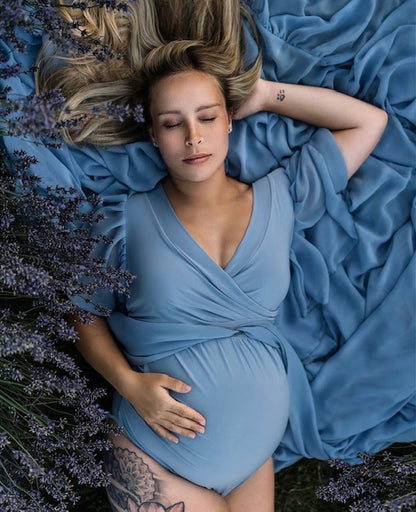 Dusty Blue Tallulah Gown