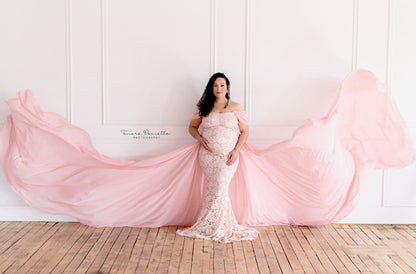 Dusty Pink Papoula Gown