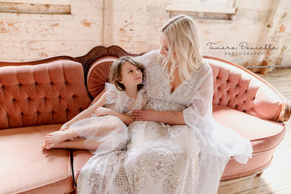 Romantic Lace Boho Gown