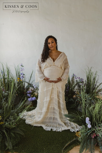 Beige Diana Gown
