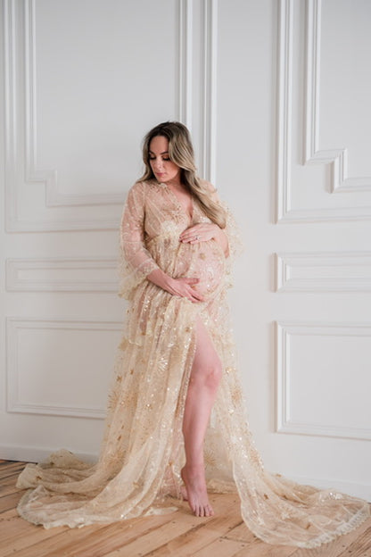 Gold Starburst Gown