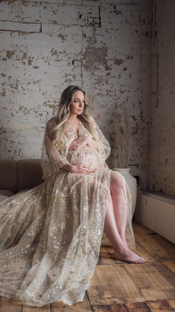 Gold Starburst Gown
