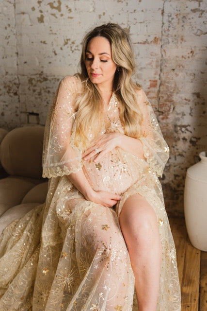 Gold Starburst Gown