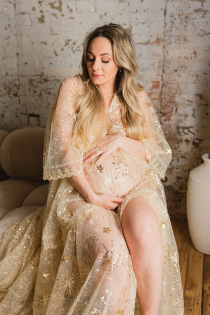 Gold Starburst Gown