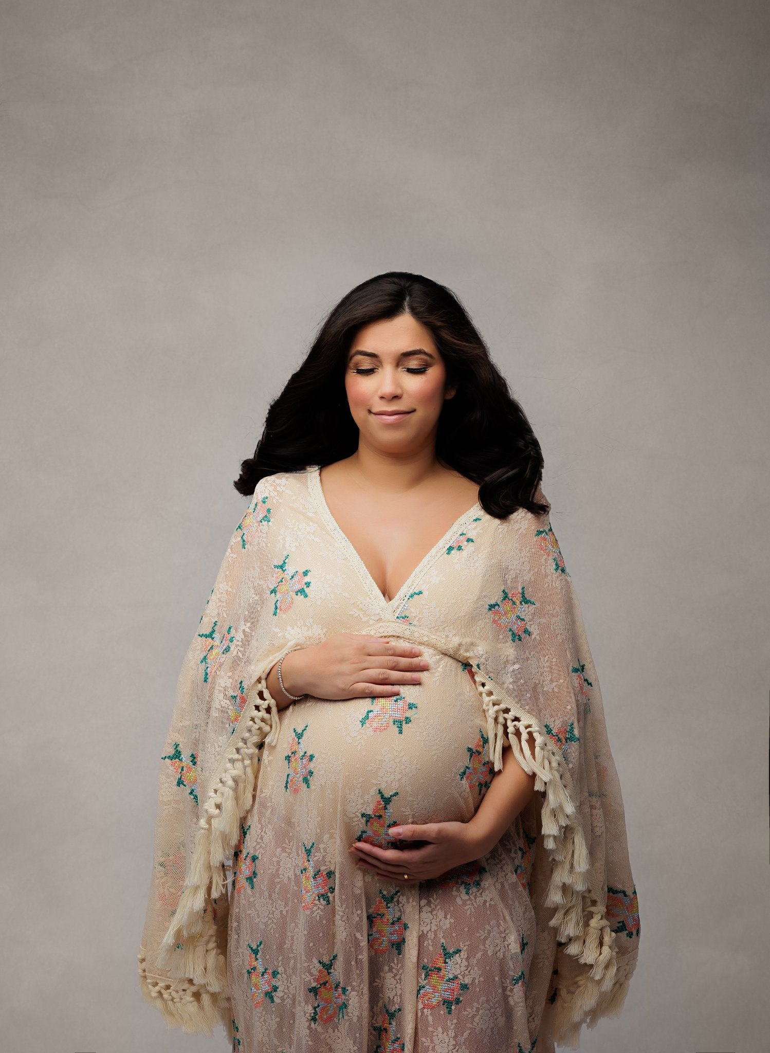 Floral Boho Lace Gown - 