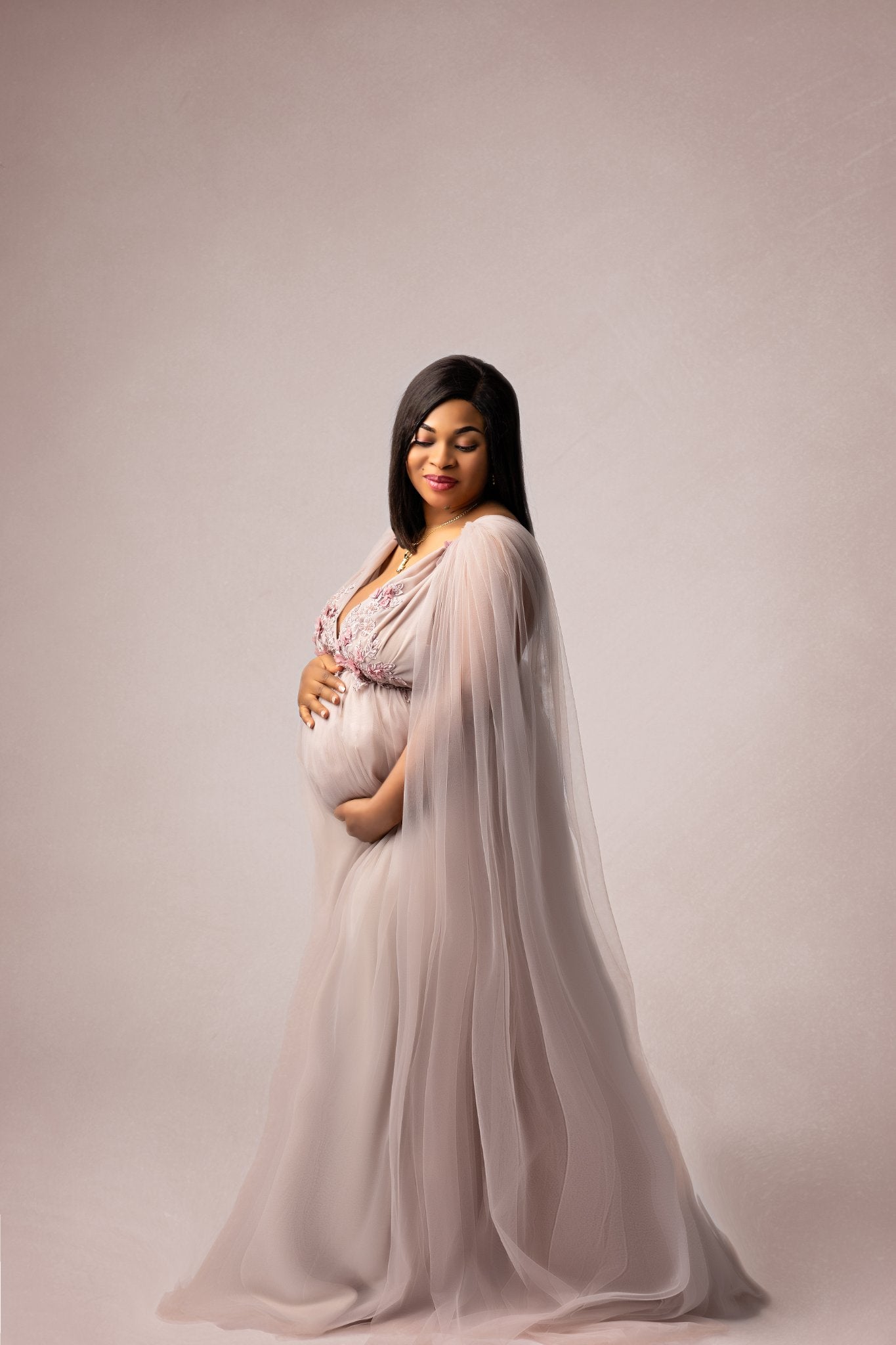 Dusty Pink Beth Gown - 