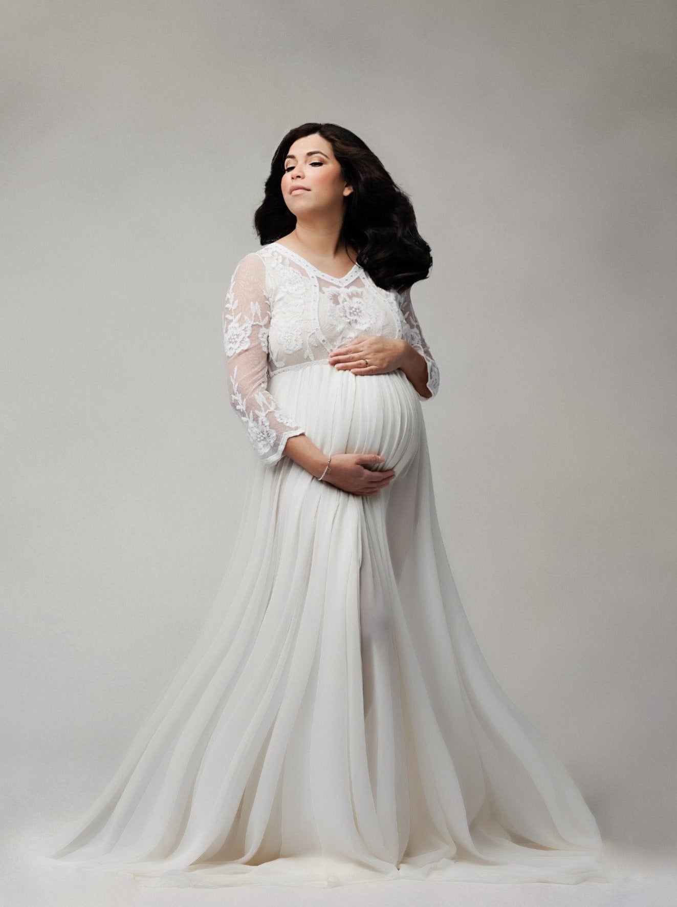 Elegant Lace Gown - by Stephanie Hope Photography
