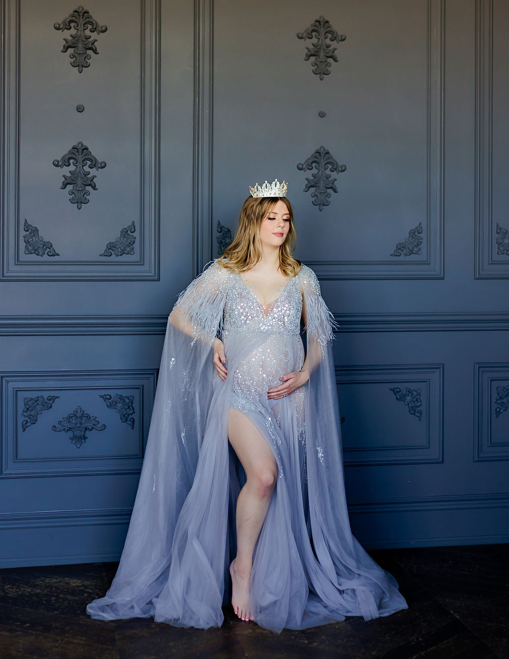 Silver Goddess Gown