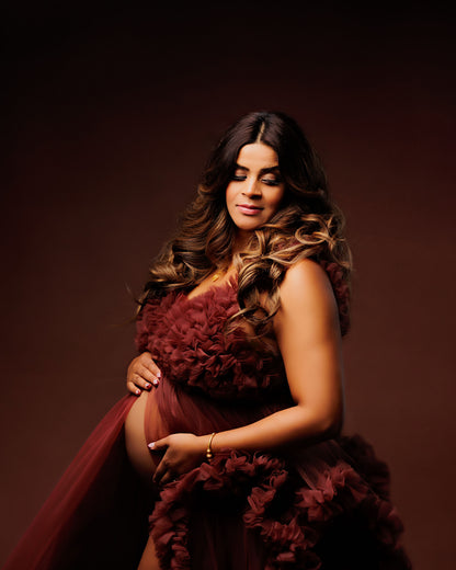 Rust Brown Dreamy Gown