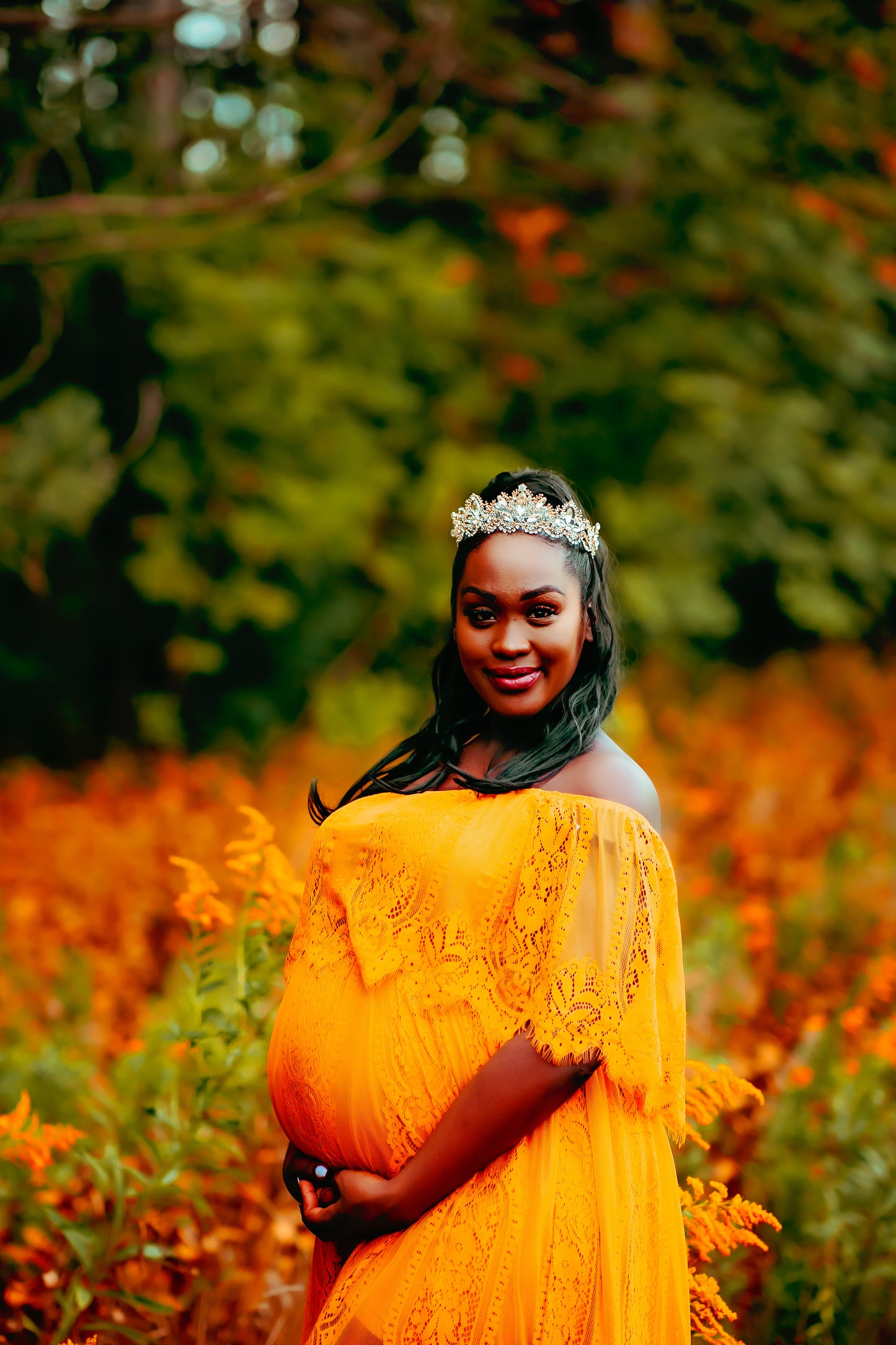 Tiara - maternity photoshoot dress