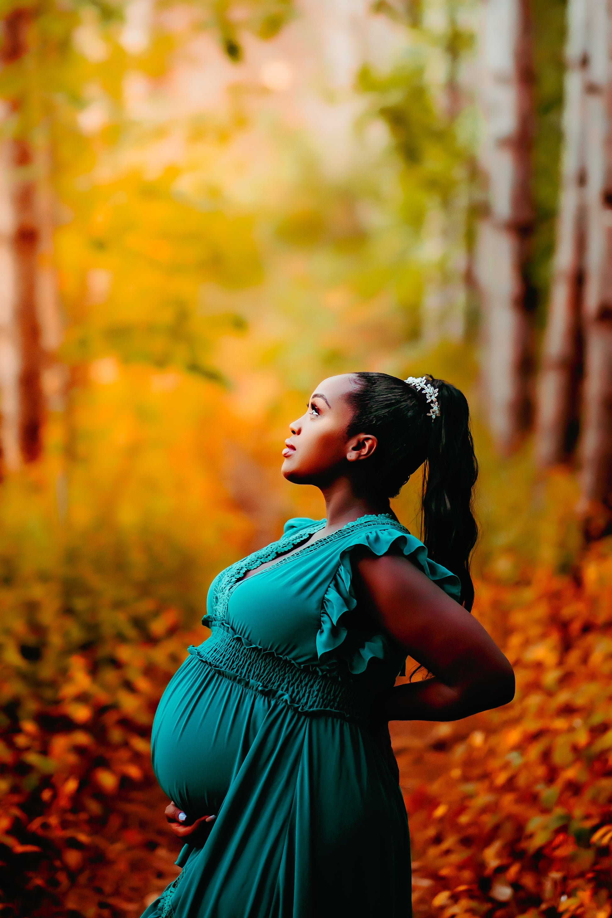 Jade Ruffle Maxi Dress - XXXL - 