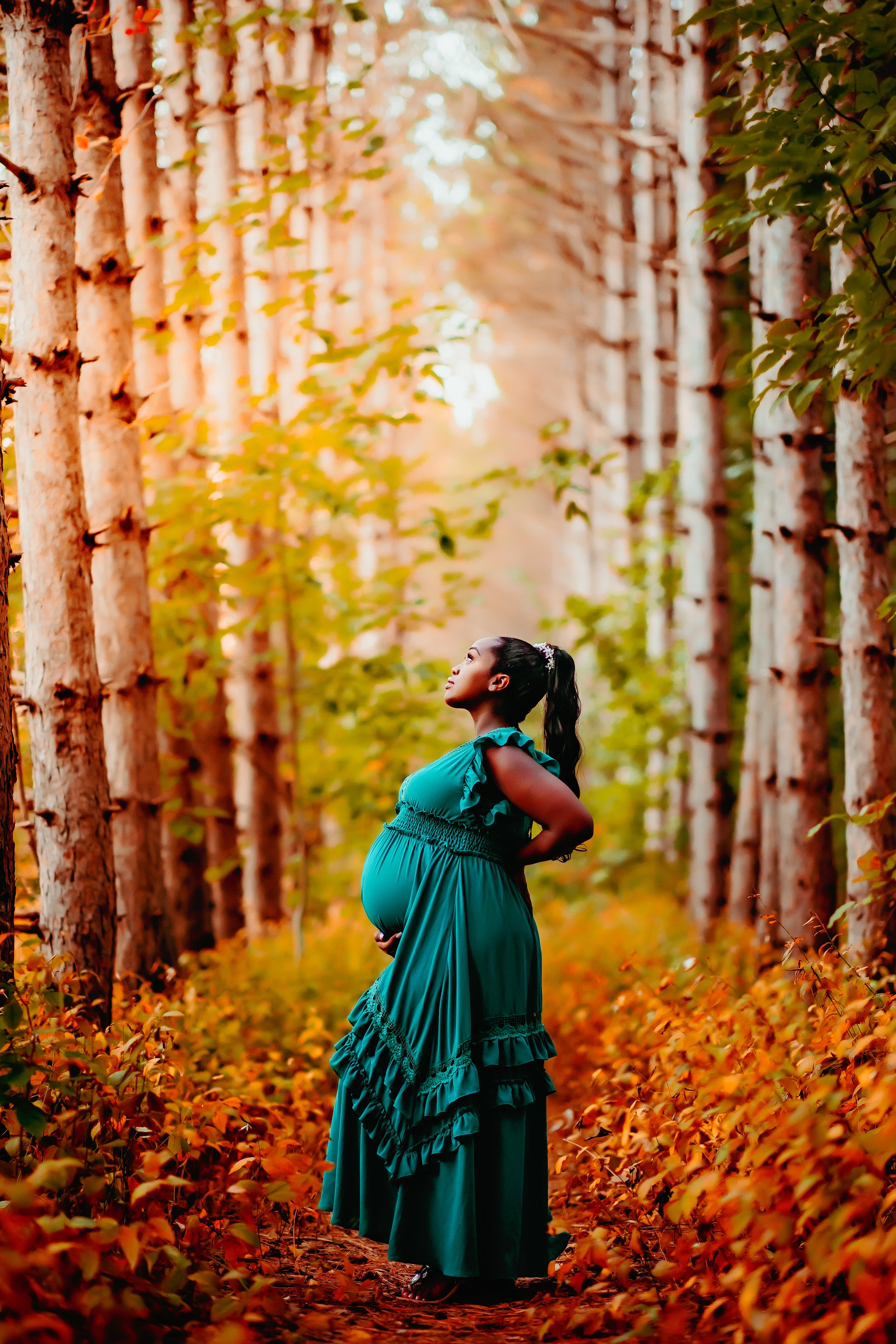 Jade Ruffle Maxi Dress - XXXL - 