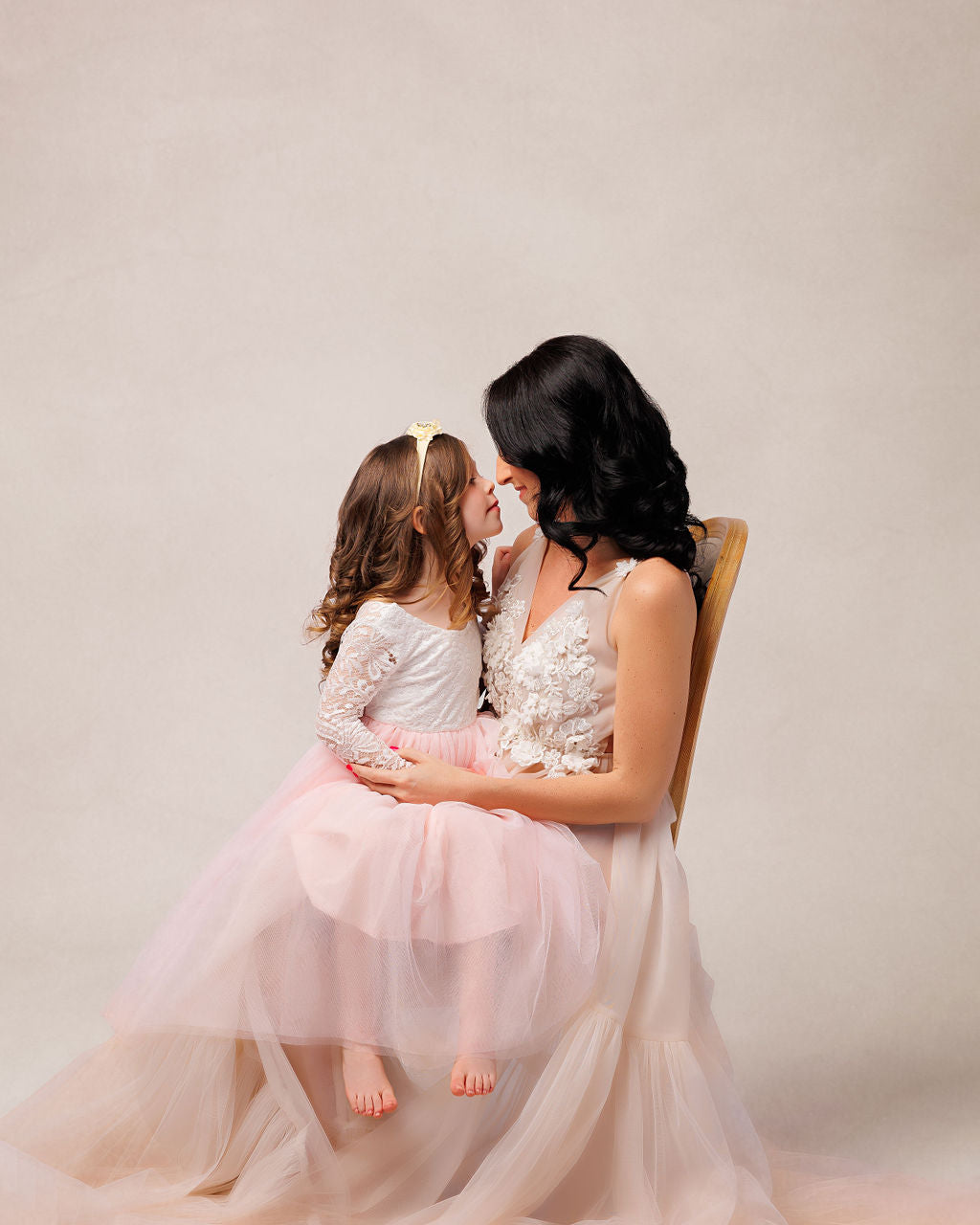 Ivory Wisteria Gown - maternity photoshoot dress