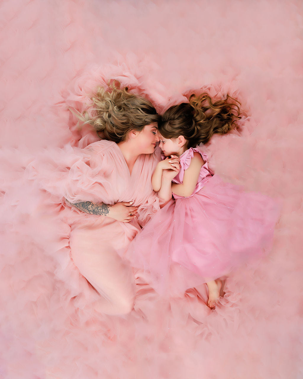 Mauve Pink Barbara Gown - maternity photoshoot dress