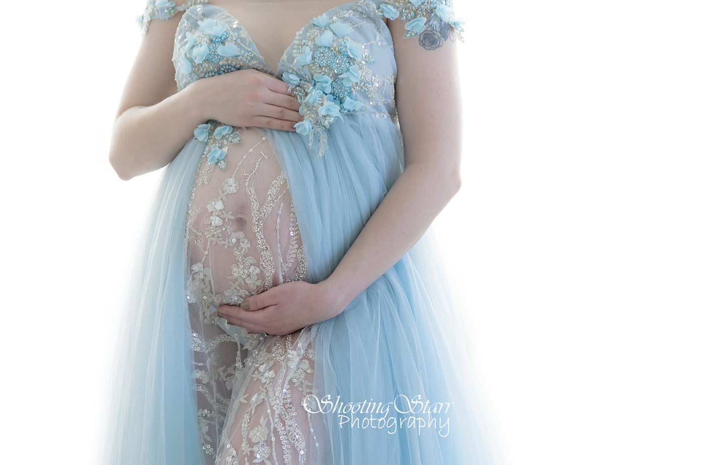 Blue Run Away With Me Gown
