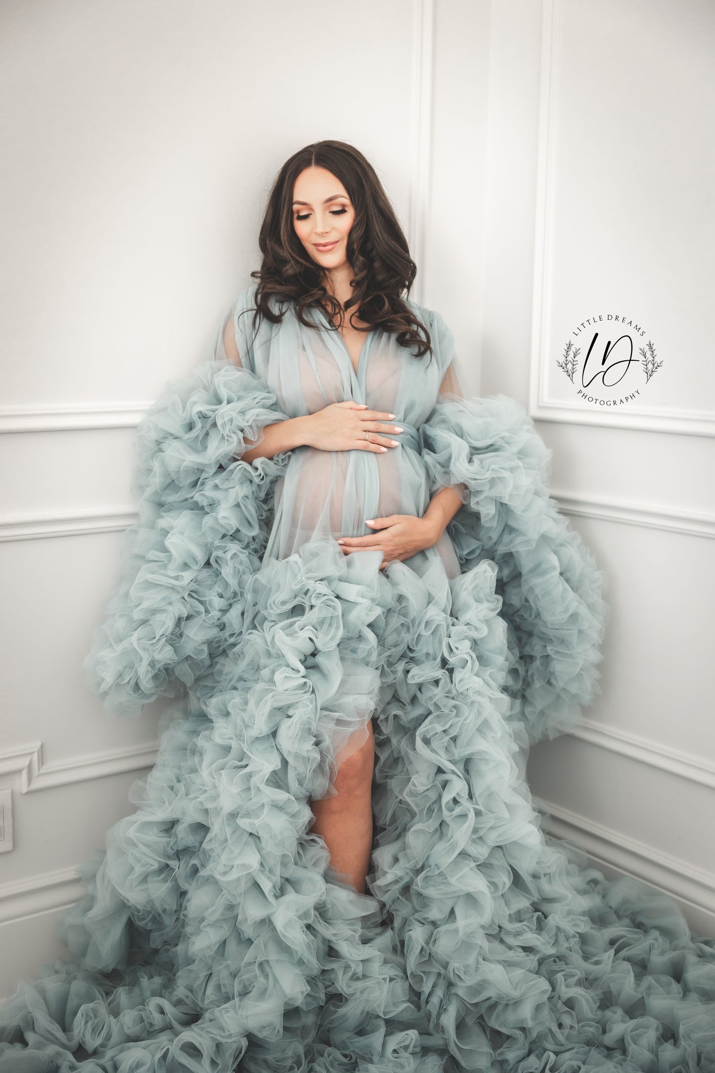 Baby Blue Barbara Gown