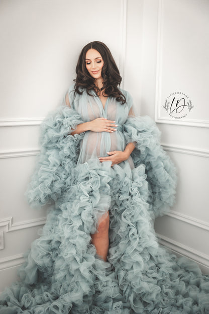 Baby Blue Barbara Gown