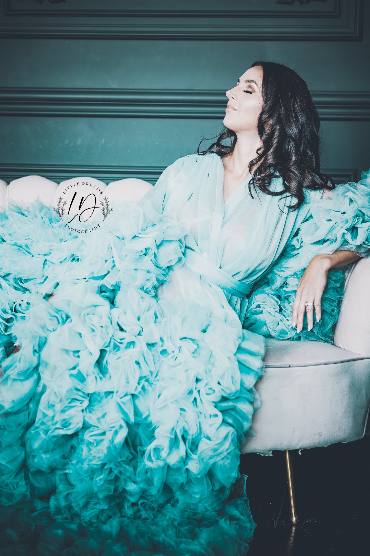 Baby Blue Barbara Gown