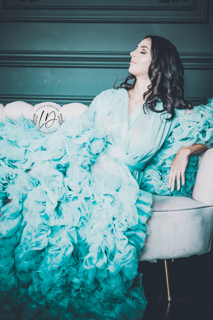 Baby Blue Barbara Gown