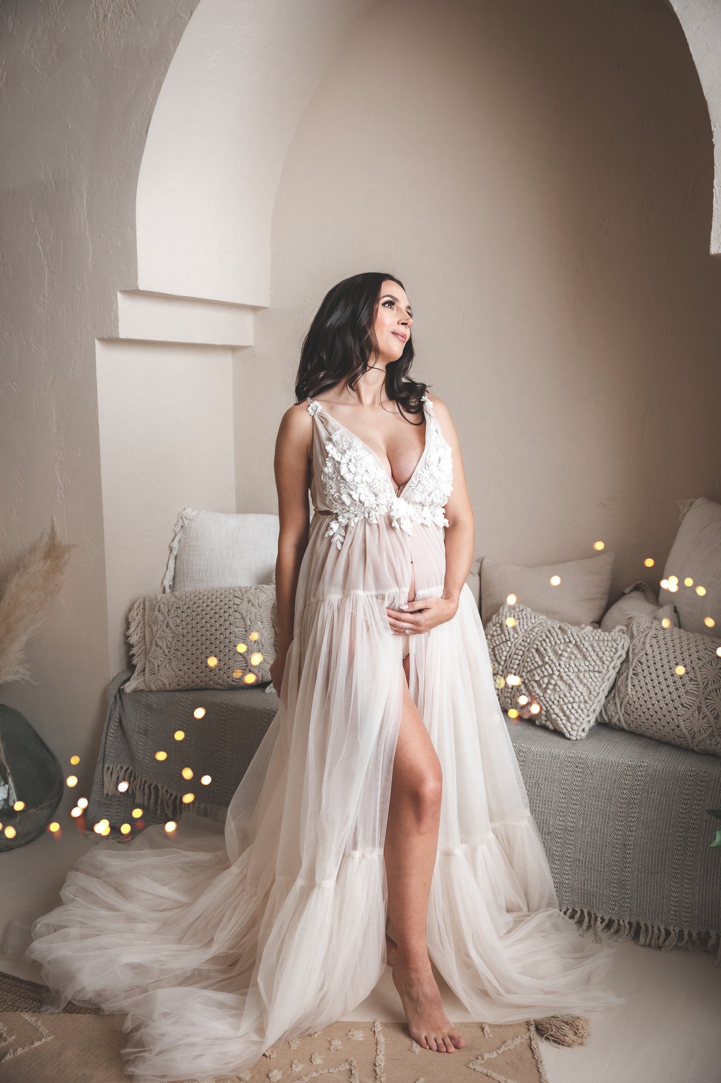 Ivory Wisteria Gown