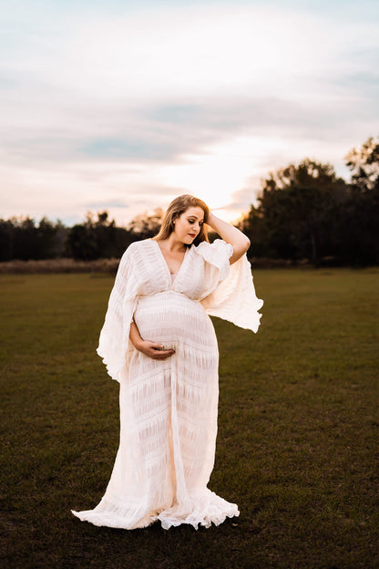 Beige Diana Gown