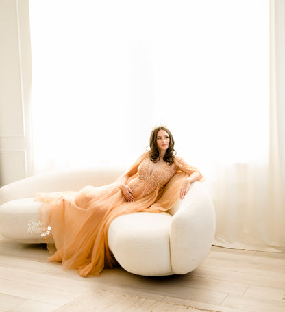 Apricot Goddess Gown