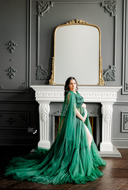 Emerald Wisteria Gown