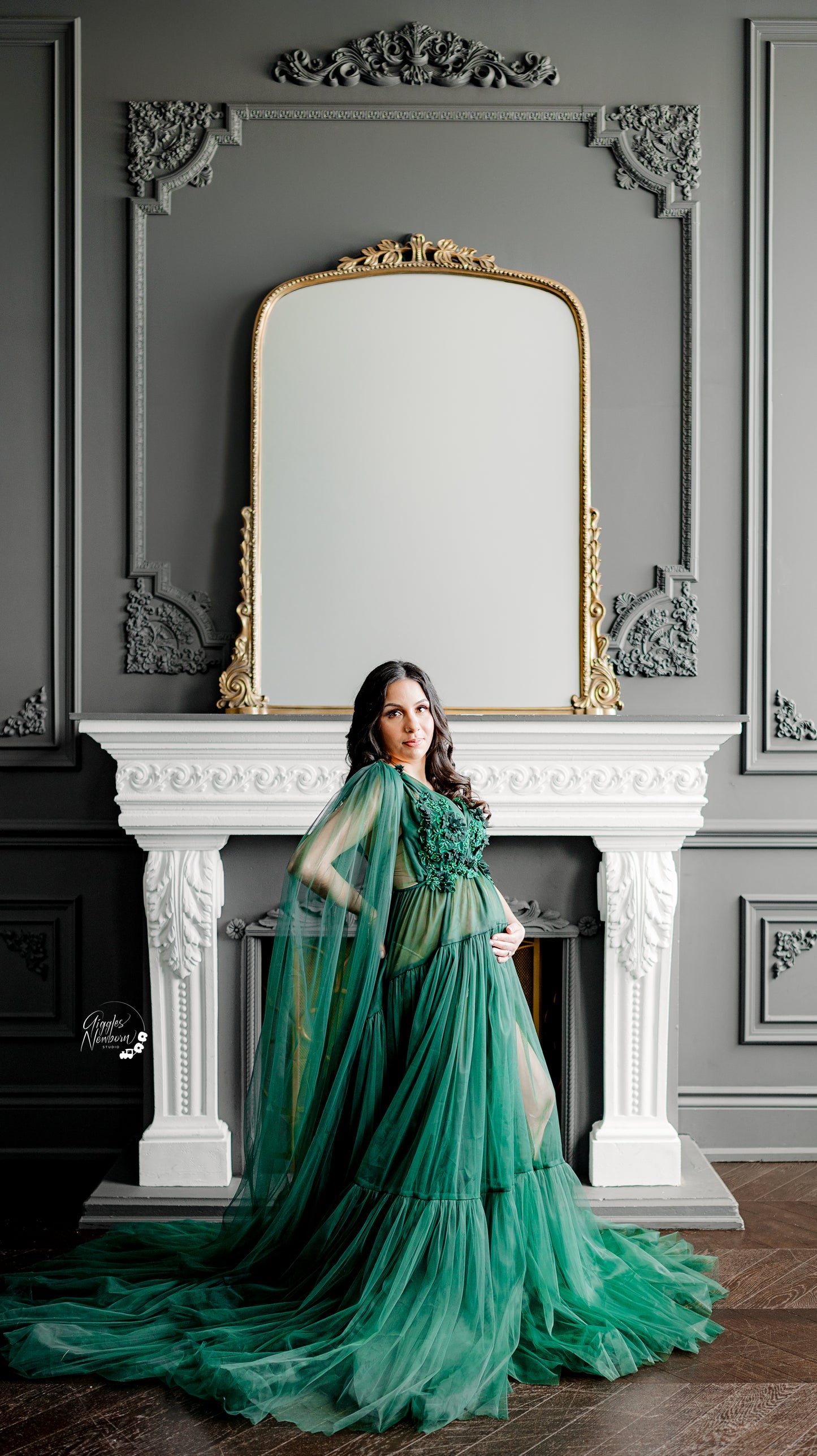 Emerald Wisteria Gown