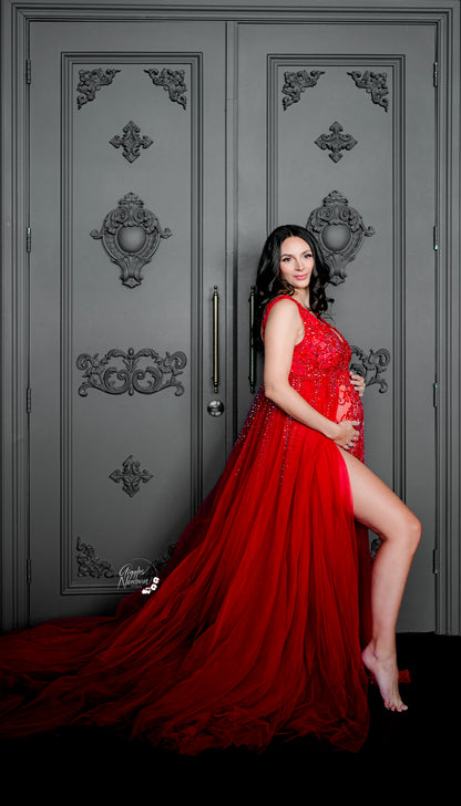 Red Kissing Sunlight Gown