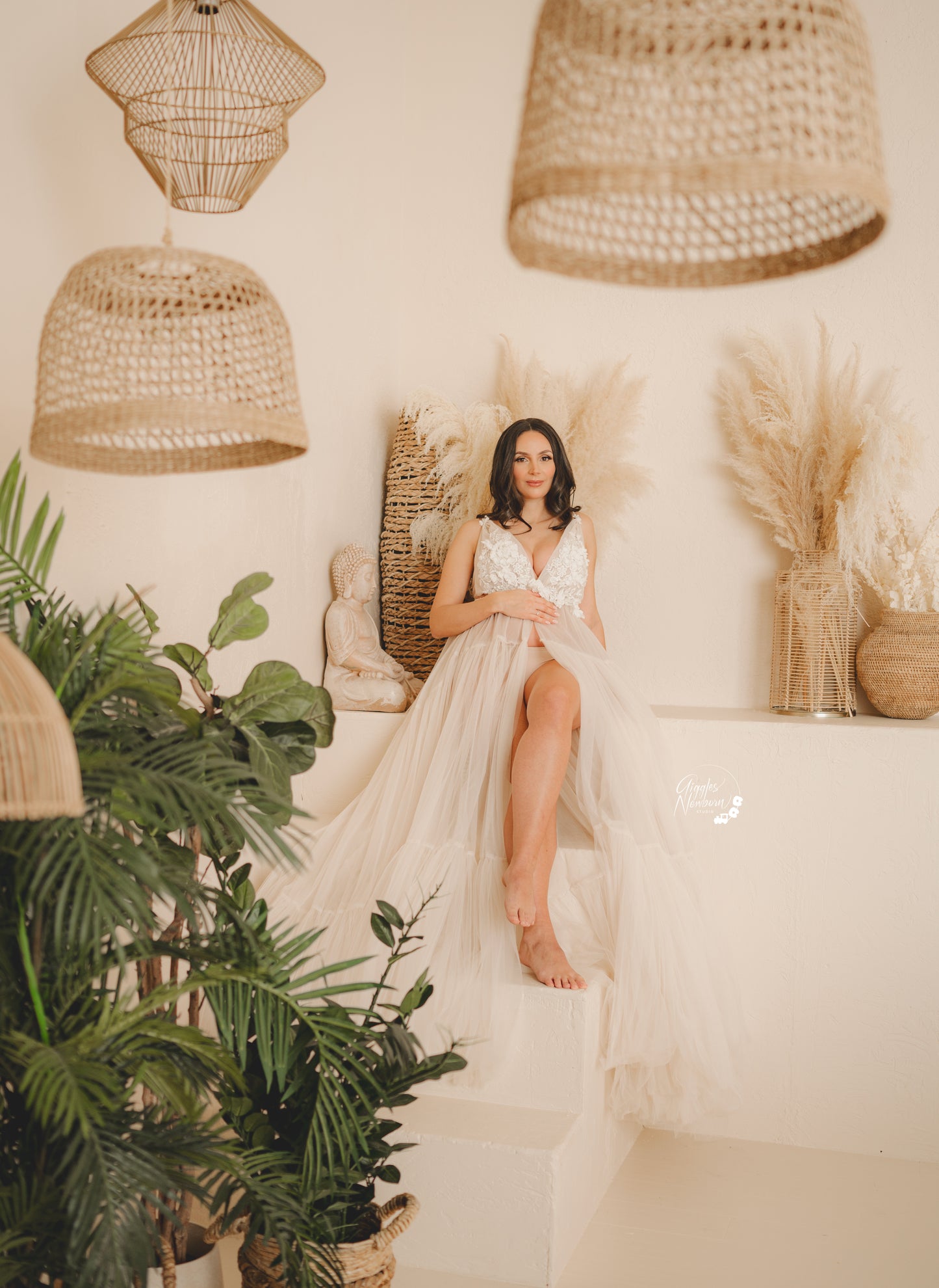 Ivory Wisteria Gown