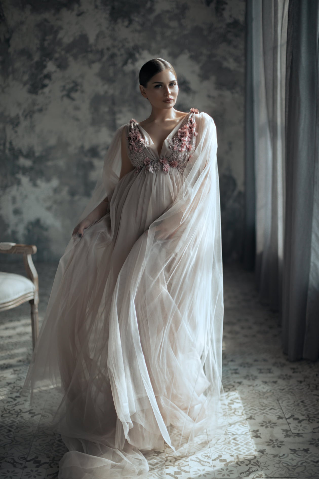 Dusty Pink Beth Gown - 